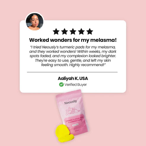 Kojic Acid and Turmeric Cleansing Pads